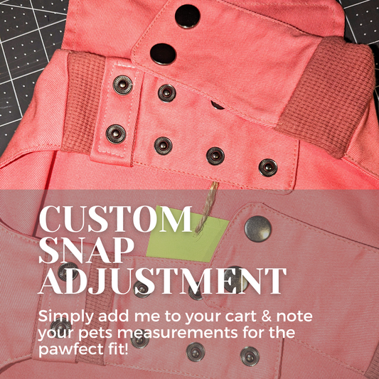 Wag Alley Custom Snap Adjustment