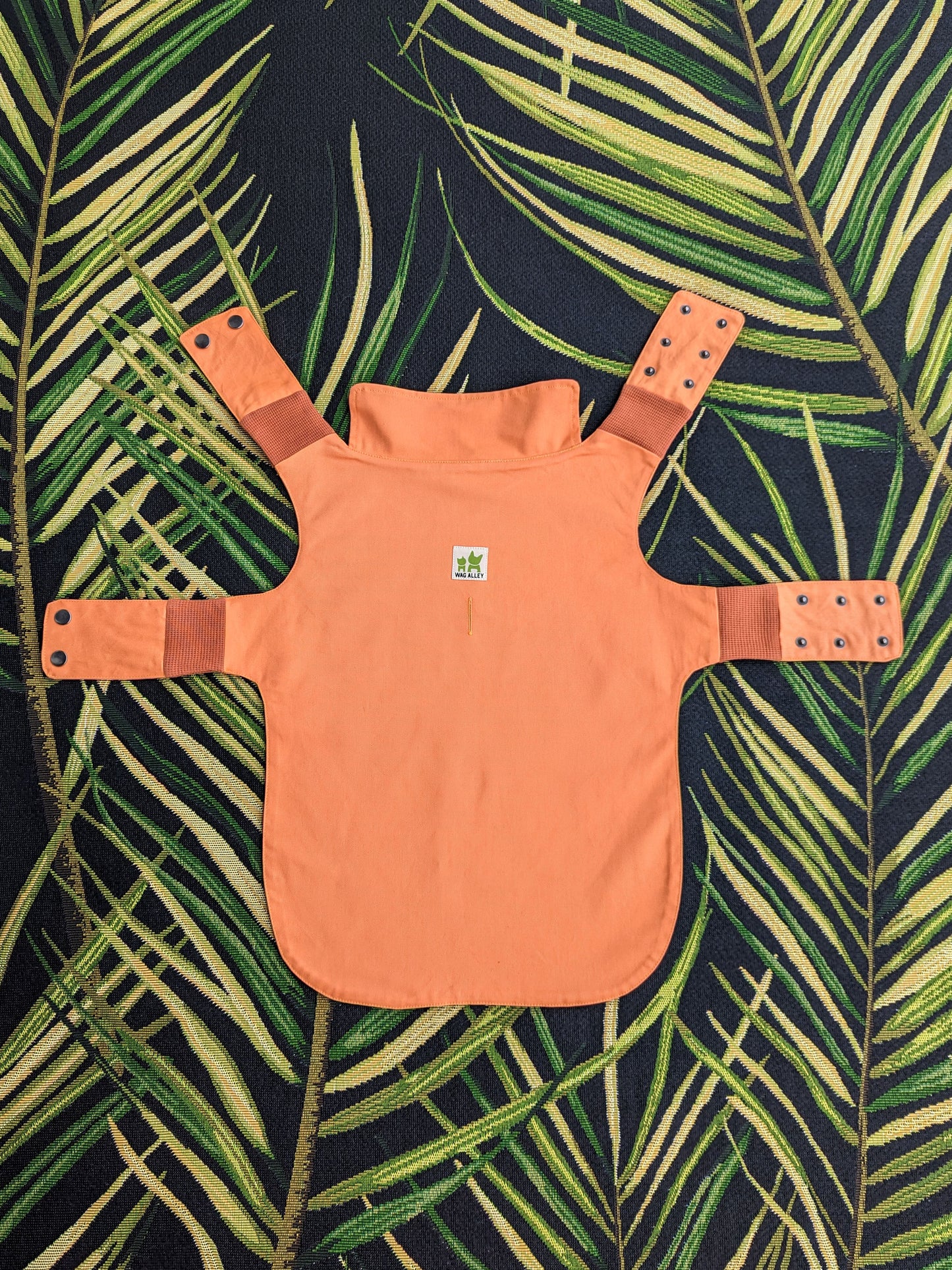 Plastic-Free Raincoat Orange Citrus
