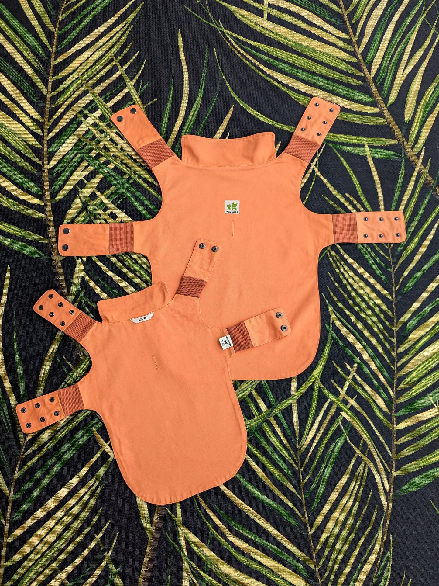 Plastic-Free Raincoat Orange Citrus