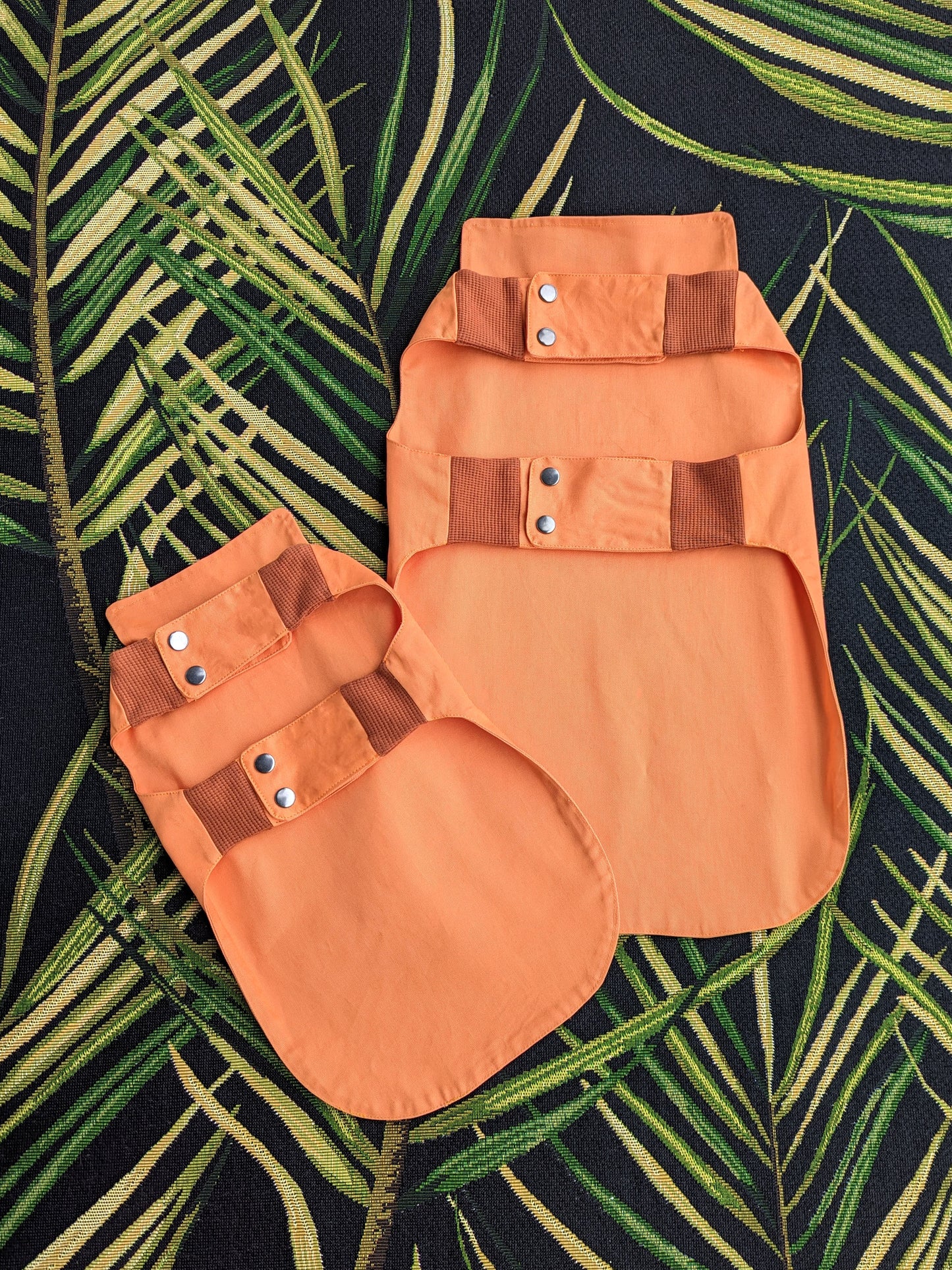 Plastic-Free Raincoat Orange Citrus