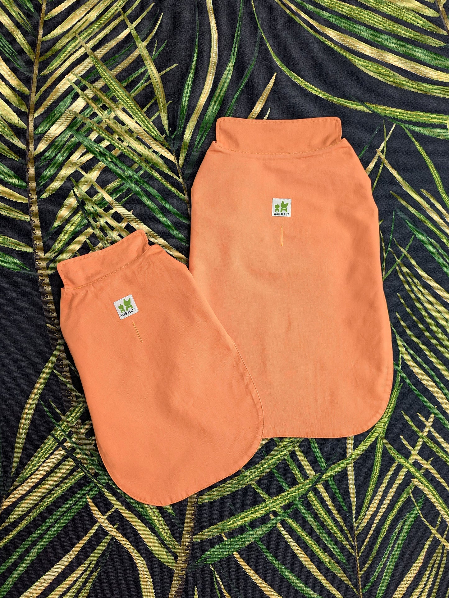 Plastic-Free Raincoat Orange Citrus