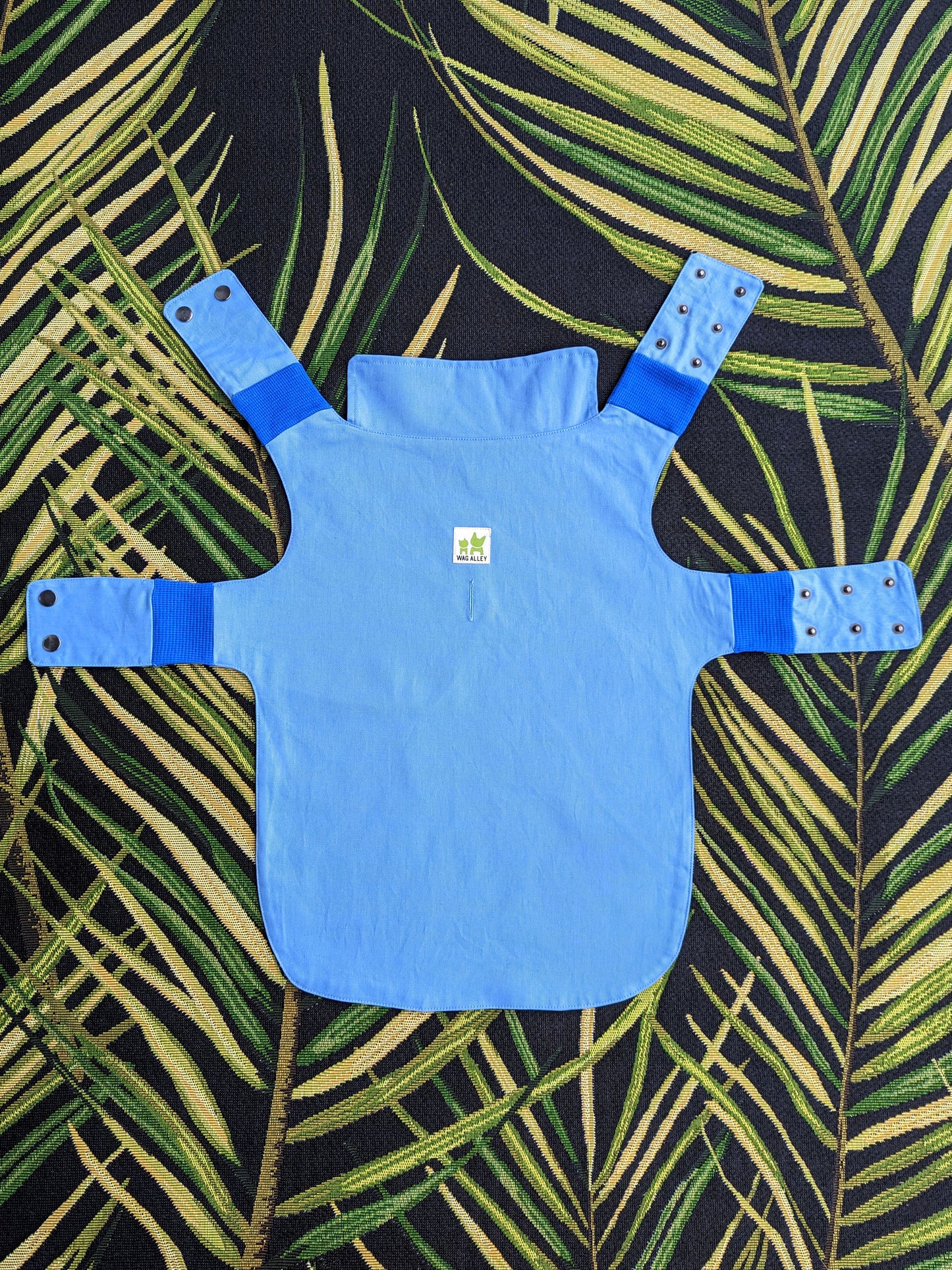 Plastic-Free Raincoat Sky Blue