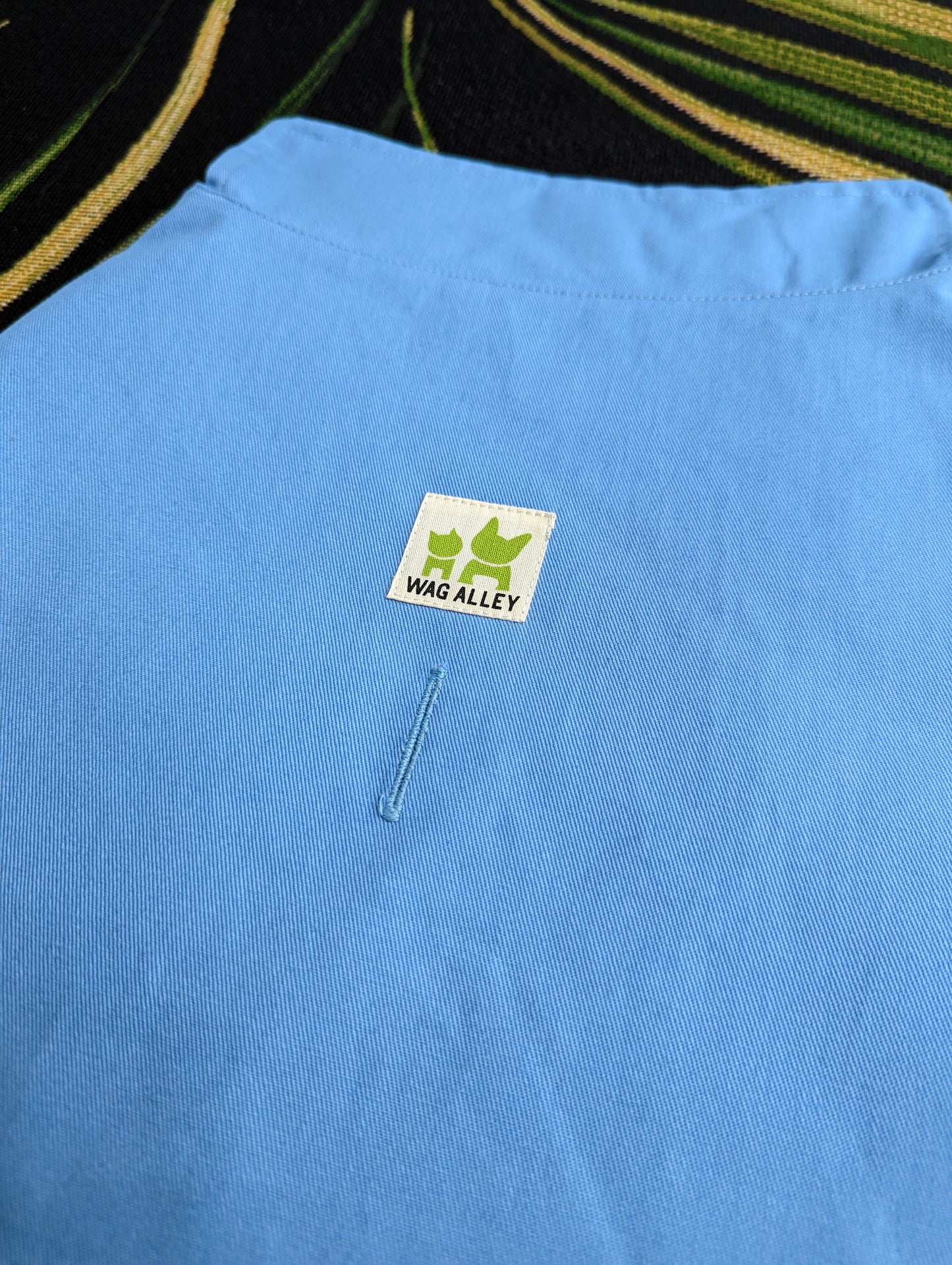 Plastic-Free Raincoat Sky Blue